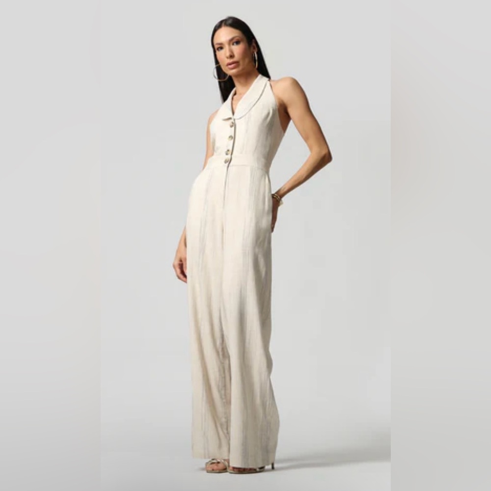 Sunner  casual women’s Sleeveless Cream Jumpsuit size 10